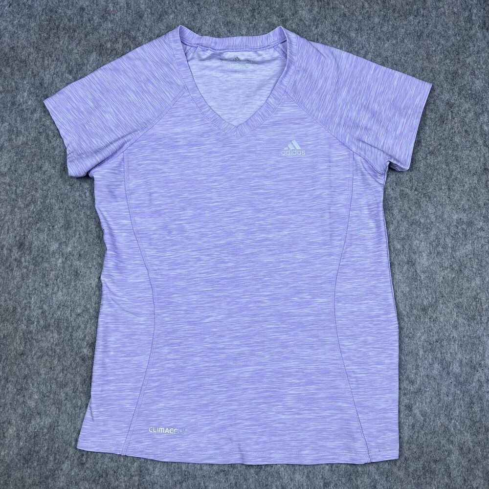 Lot Of 3 Adidas Women's Performance T-Shirt Climacool Essentials V-Neck Size L - Picture 9 of 14